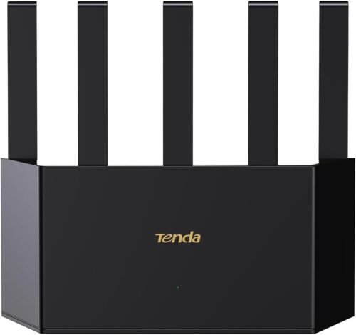 Tenda BE3600 Dual Band WiFi 7 Router (RE3L)– 3x1G Ports, Easy Setup, Security Protect, Parental Control, Access Point Mode, Vertical Design, MLO, VPN, NFC