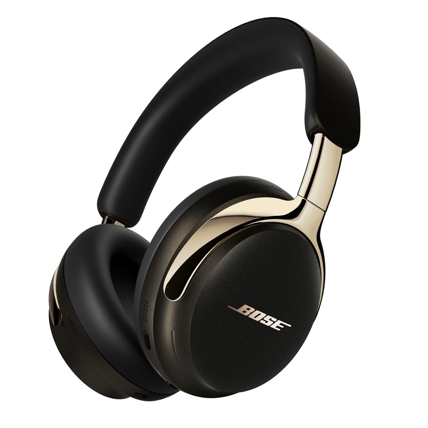 Bose New QuietComfort Ultra Bluetooth Headphones (2nd Gen), Wireless Headphones with Spatial Audio, Over Ear Noise Cancelling with Mic, Up to 30 Hours of Play time, Desert Gold…
