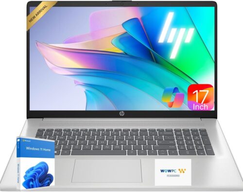 HP 17.3" FHD Business Laptop 2025/2026 Edition, Powerful AMD Ryzen 5 7000 Series Processor (Beats Intel i7-1355U), 16GB RAM, 512GB SSD, USB-C, HDMI, Wi-Fi 6, Windows 11 +...