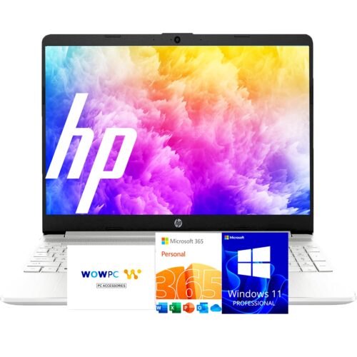 HP 2025 Latest 15.6'' Limited Edition with Microsoft Office 365, Powerful Intel 4-core Processor, 16GB RM, 512GB, 15.6" Micro Edge LED Display, SD Card Reader, HDMI, Windows 11...