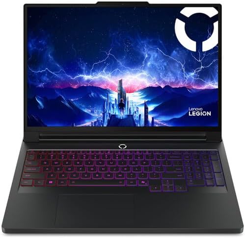 Lenovo Legion Pro 7i Gen 10 16″ Gaming Laptop (2025 Model) Intel Core Ultra 9 275HX 24C, NVIDIA GeForce RTX 5080 16GB, 32GB RAM, 1TB Gen 5 NVMe SSD, 16.0″ WQXGA OLED 500 nits…