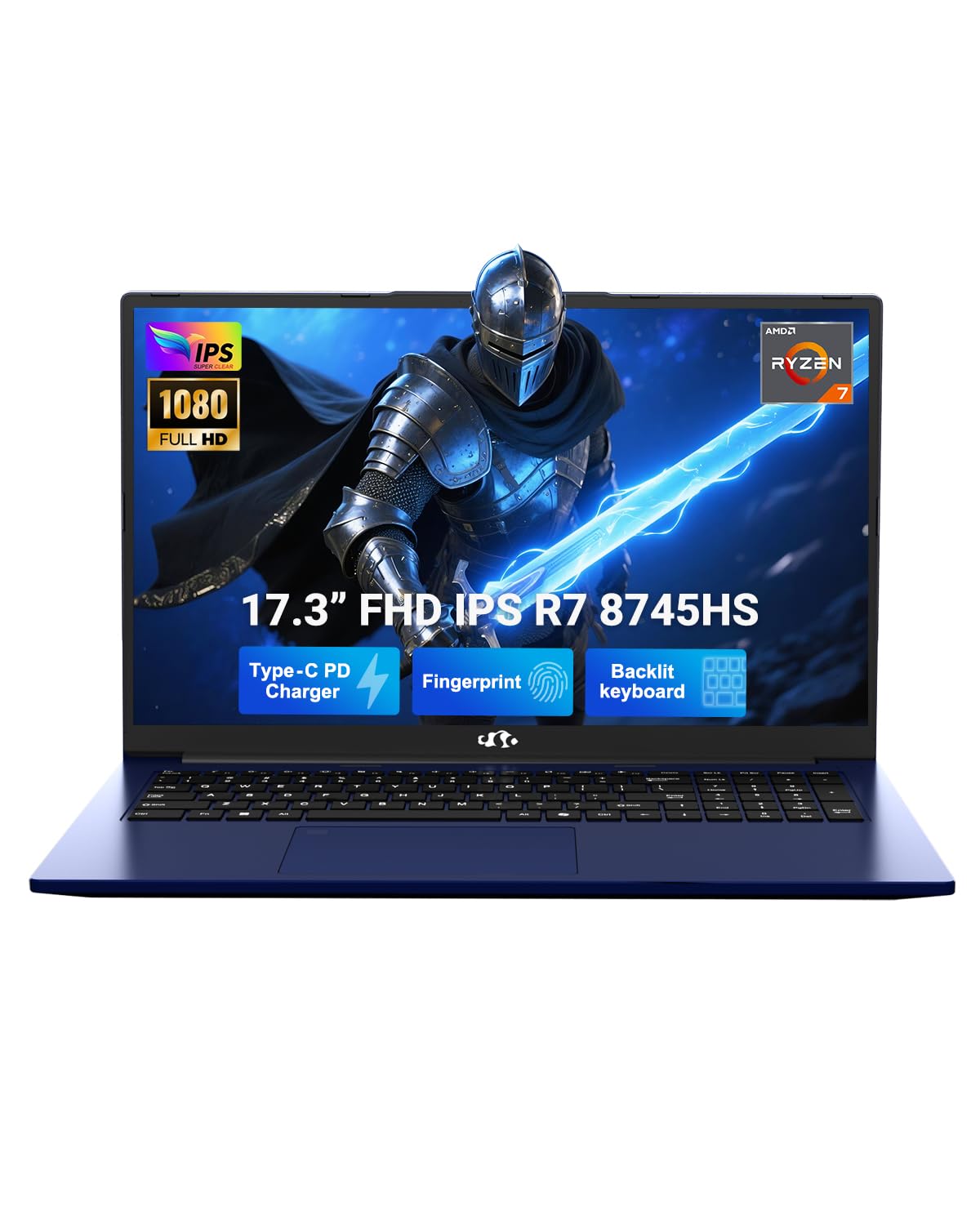 NIMO 17.3″ Light-Gaming-Laptop, 8 Cores AMD Ryzen 7 8745HS 16GB DDR5 RAM 1TB SSD (Beat R9 6900HX, up to 4.9GHz) Radeon 780M GPU IPS FHD Computer with 100W Type-C Fingerprint,…