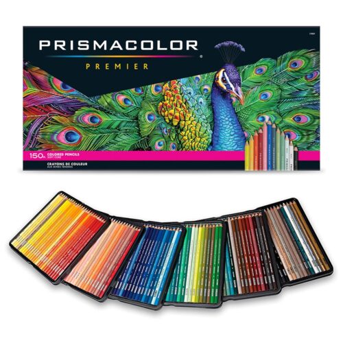 Prismacolor Premier Colored Pencils, Soft Core, Assorted Colors, 150 Count - Durable, Vibrant, Ultra-Smooth, Adult Coloring, Drawing, Sketching, Arts & Crafts