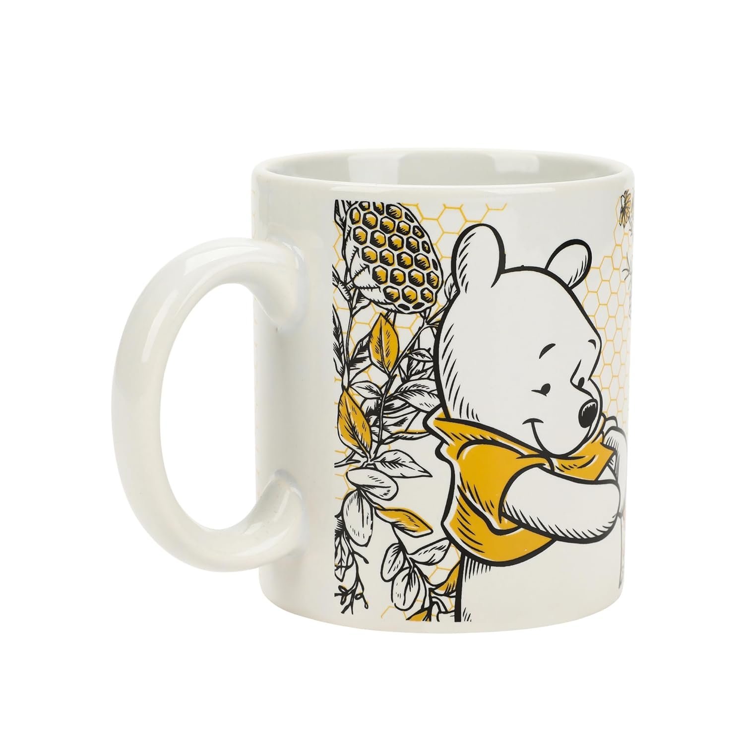 Winnie The Pooh 100 Acre Wood Friends 16 Oz White Ceramic Mug