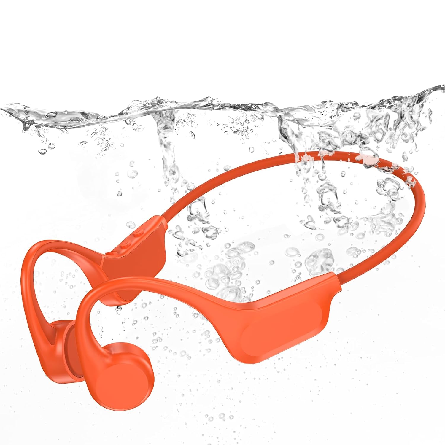 Bone Conduction Bluetooth Headphones-SwimBeats,IP68 Waterproof Swimming Headphones with 32GB MP3 Player, Bluetooth 6.0,Lightweight Open Ear Design for…