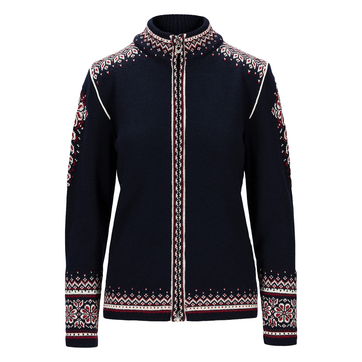 Dale of Norway 140th Anniversary Womens Cardigan 100% Wool Two Way Zipper Jacket