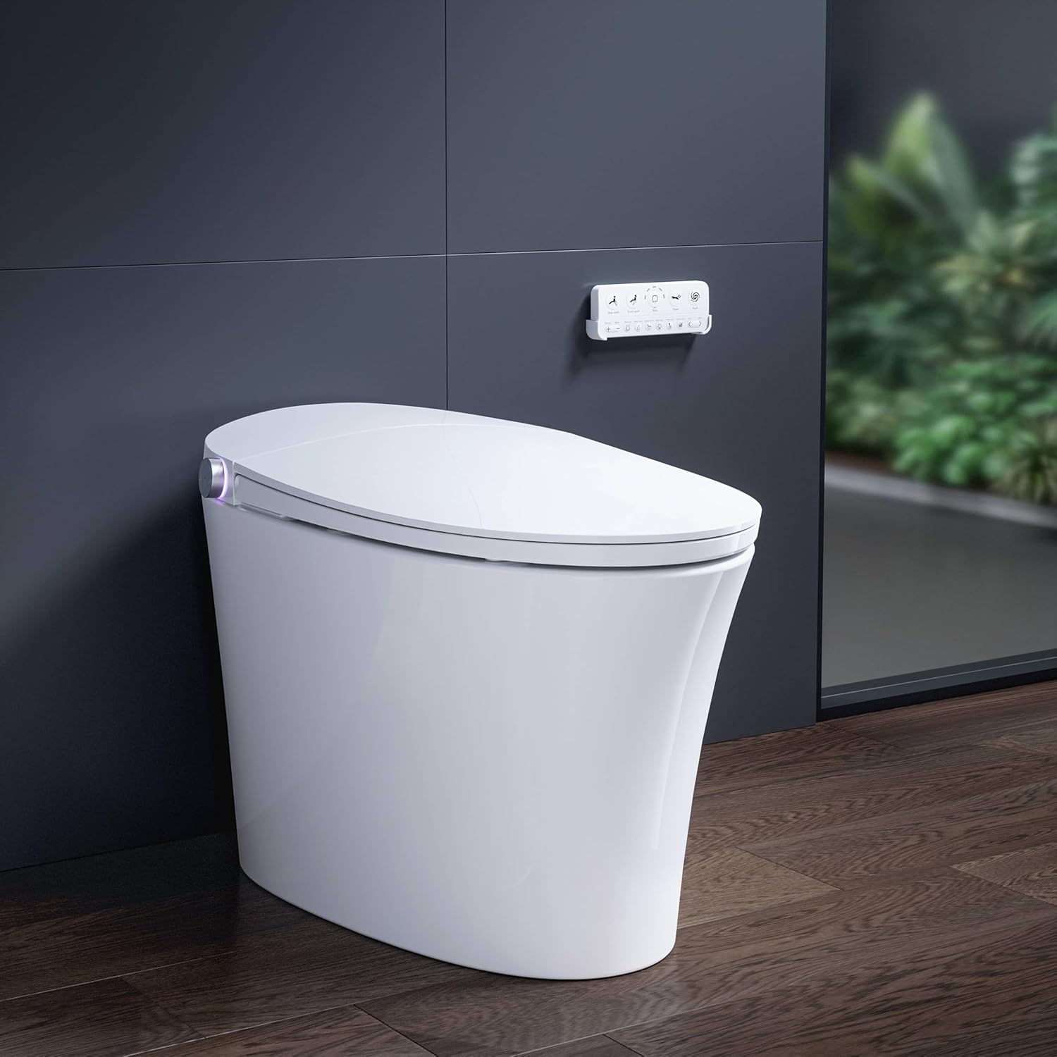 HOROW T33 Smart Toilet With Bidet Clean Water Washing, Plasma Air, ADA Compliant One Piece Toilet With MAP 1000g Powerful Flush, Heated Toilet Seat, Warm Dryer, Night Light,…