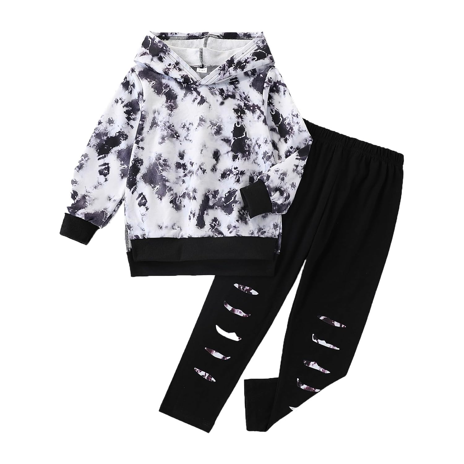 Kid Girls Clothes – Girls Outfits Tie Dye Tops and Leggings Pants 2 Piece Spring Clothes Set