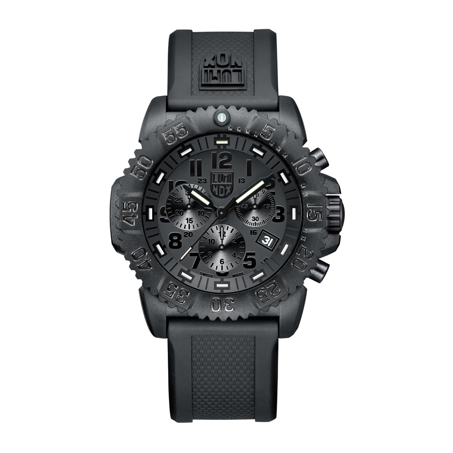 Luminox – Mens Watch – Chronograph 3080 Series 43 mm – X3.CZ81.BO – Mens Chronograph Watch – Swiss Quartz – Swiss Made – 200M Water Resistant – Hardened Mineral Crystal -…