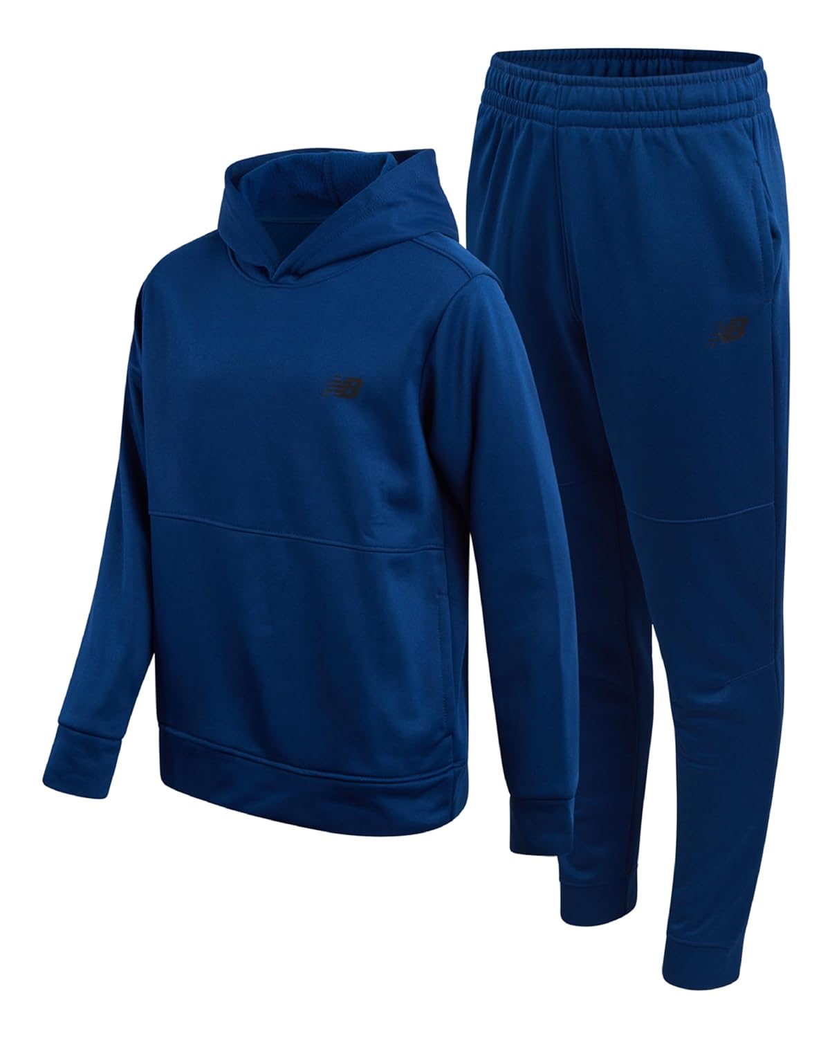 New Balance Boys Sweatsuit Set – 2 Piece Tech Fleece Hoodie Sweatshirt and Jogger Pants Outfit – Tracksuit for Boys (2T-16)