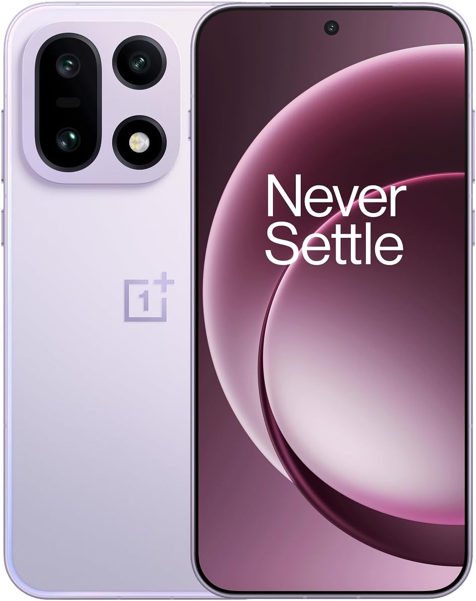 OnePlus 15, 16GB RAM + 512GB Storage, Dual-SIM, Unlocked Android Smartphone, Snapdragon 8 Elite Gen 5, 7300mAh Battery, Ultra Violet