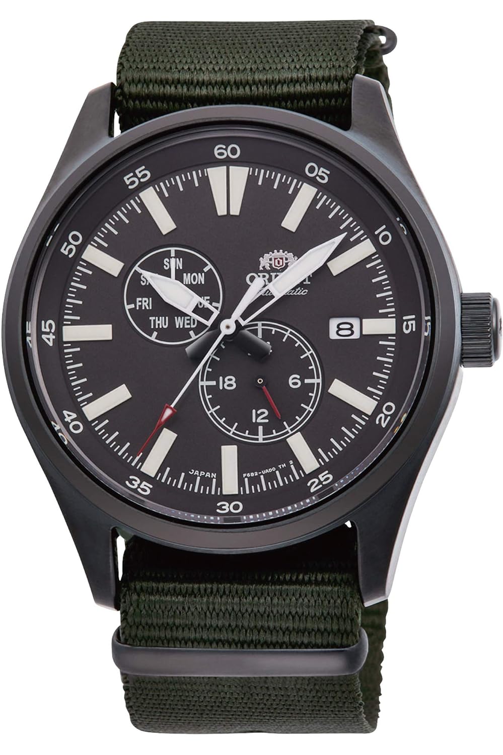 Orient Automatic Watch RA-AK0403N10B, Black, 7020-6smd-42mm, Strap