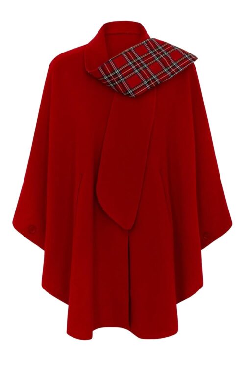 Oxfords Cashmere Tartan Cape