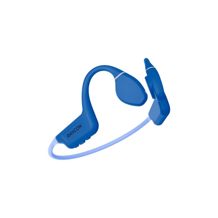 Raycon Bone Conduction Headphones, Open-Ear Bluetooth Sports Earbuds with Mic, IP68 Water Resistant Headset for Workout and Running, 13hr Playtime (Blue)