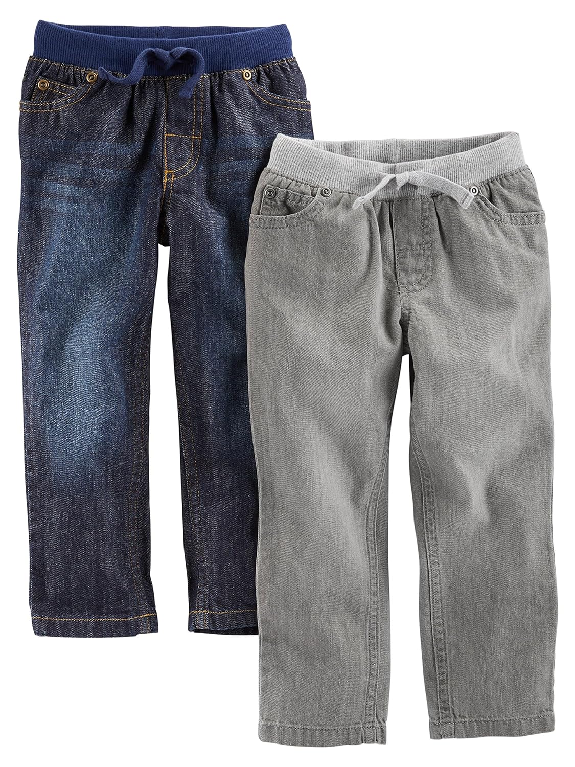 Simple Joys by Carter’s Baby Boys’ 2-Pack Pull on Denim Pant