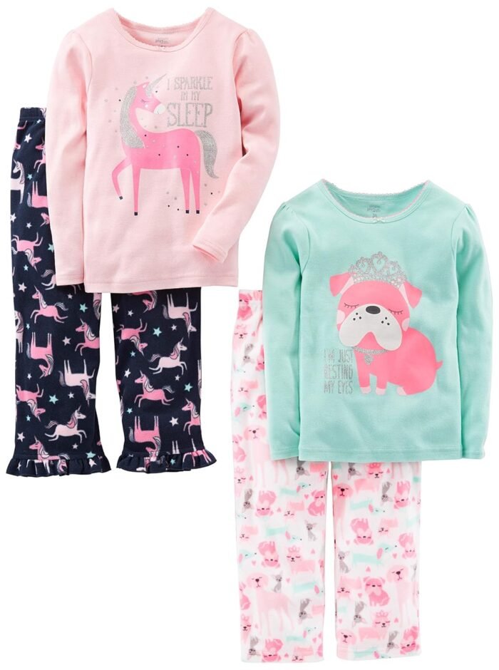 Simple Joys by Carter's baby-girls 4-piece Pajama Set