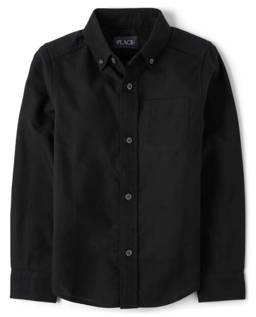 The Children's Place Boys Long Sleeve Oxford Button Down Shirt