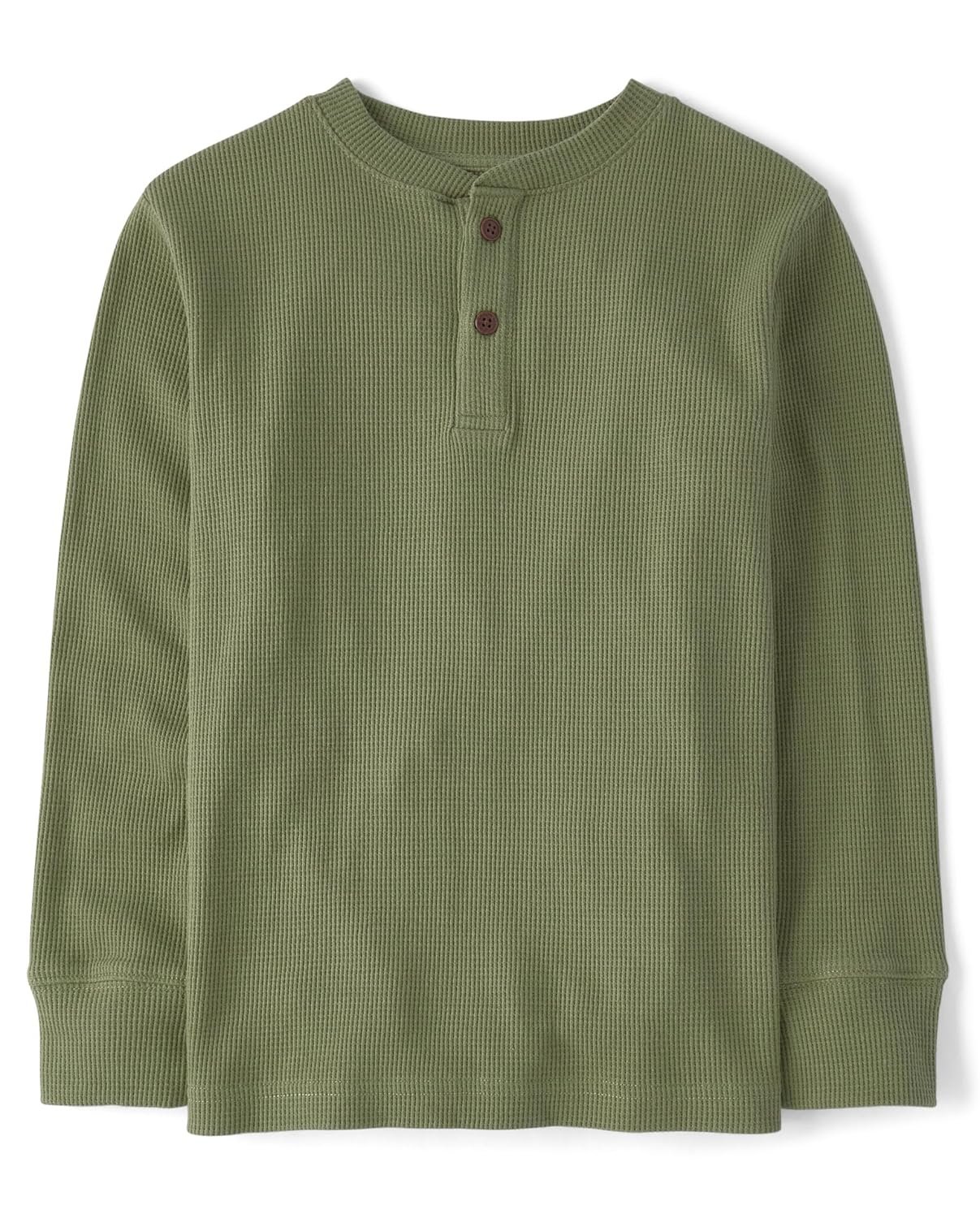 The Children’s Place boys Long Sleeve Thermal Henley Shirt
