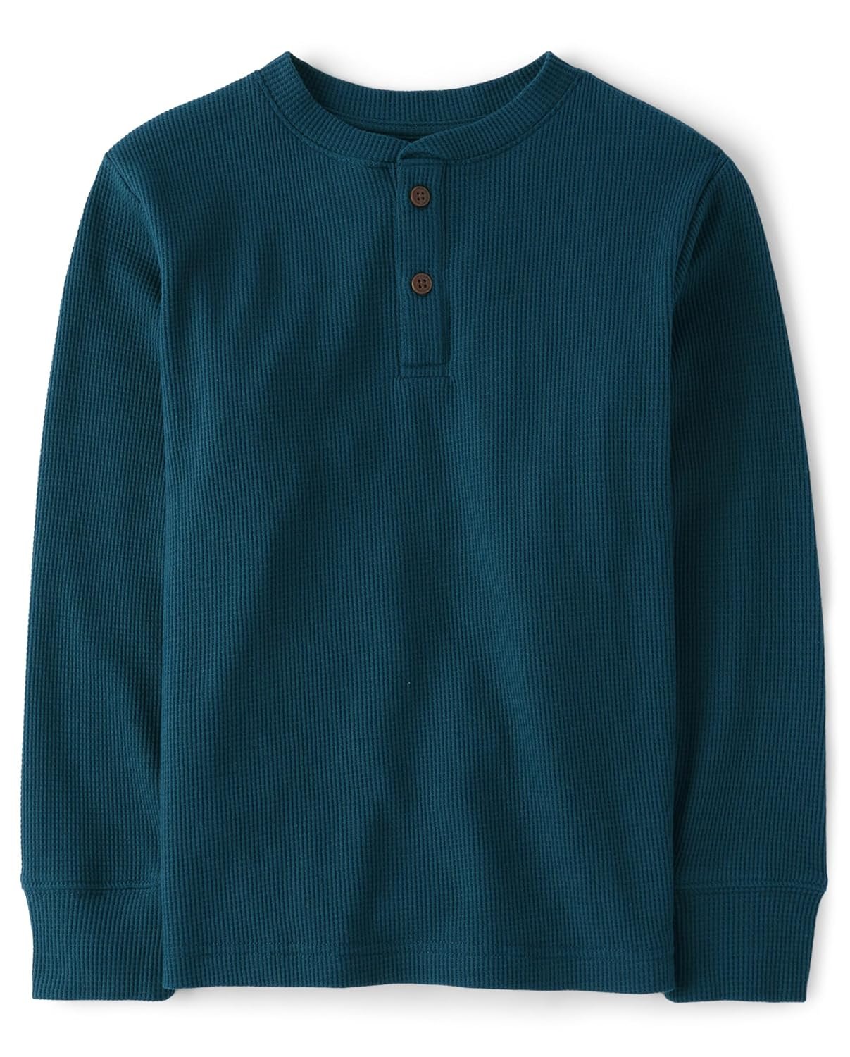 The Children’s Place boys Long Sleeve Thermal Henley Shirt