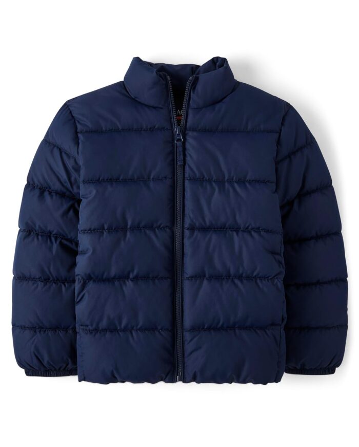 The Children's Place boys Medium Weight Puffer Jacket, Wind, Water-resistant
