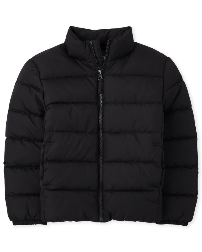 The Children's Place boys Medium Weight Puffer Jacket, Wind, Water-resistant