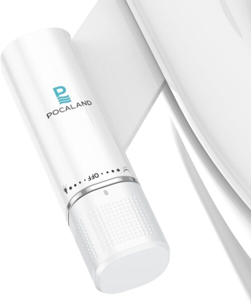 Ultra-Slim Bidet Attachment, Posterior&Feminine Wash-(Retractable Dual Nozzles), Non-Electric Bidet Attachment for Toilet Seat, Adjustable Fresh Cold Water Pressure, Stainless...