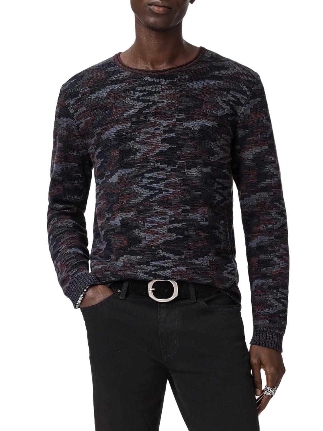 John Varvatos mens Caden Crew