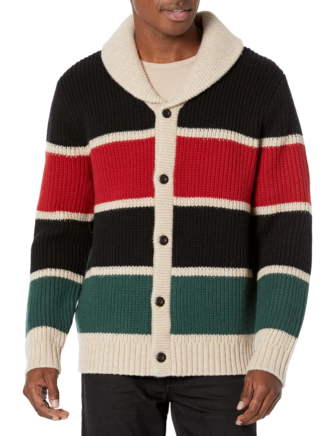 Pendleton Mens Ranger Stripe Lambswool Card