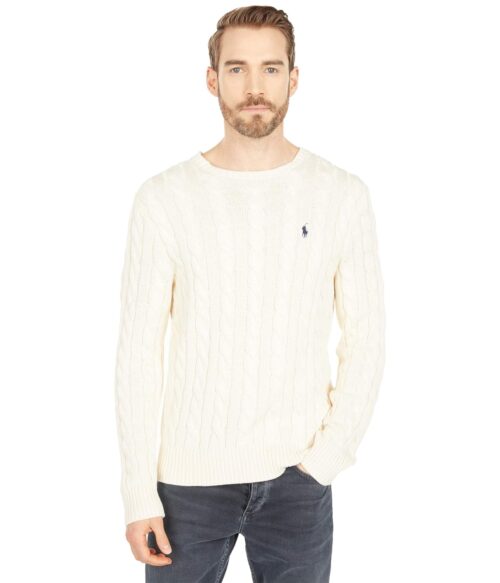 Polo Ralph Lauren Mens Cable-Knit Cotton Sweater