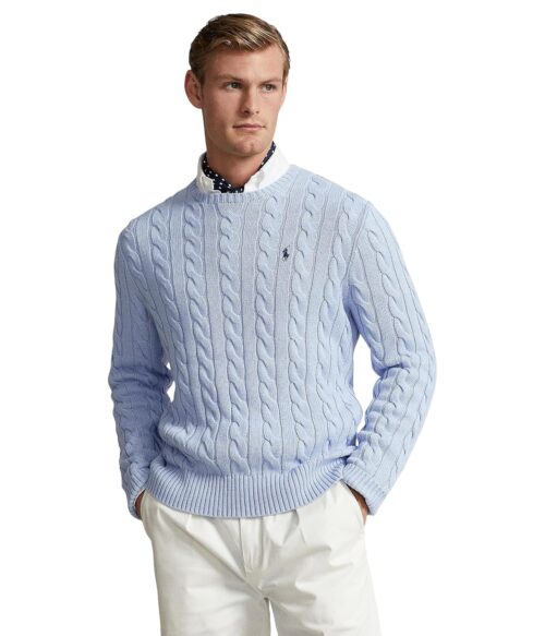 Polo Ralph Lauren Mens Cable-Knit Cotton Sweater